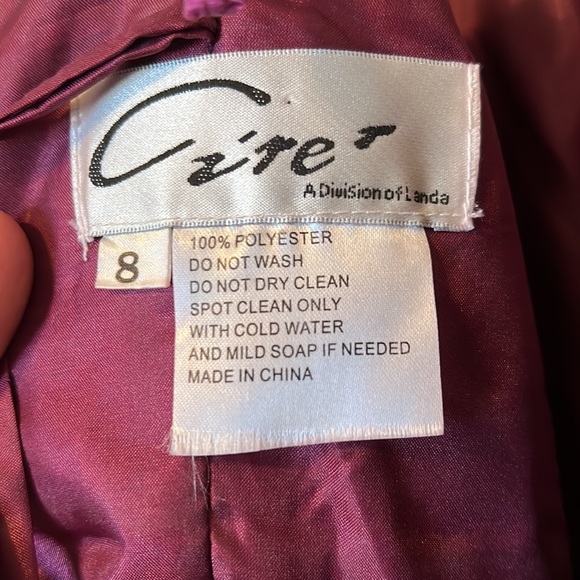 Cire A Division of Landa Purple Iridescent Formal Dress - Picture 6 of 7